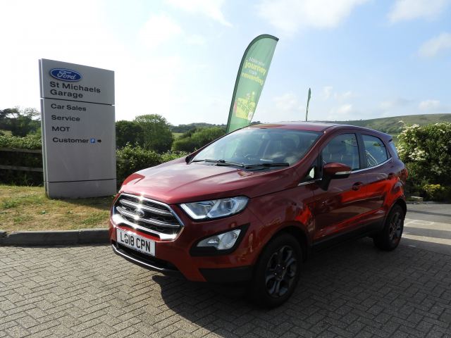 Ford EcoSport 1.0T EcoBoost Zetec SUV 5dr Petrol Auto (125 ps)