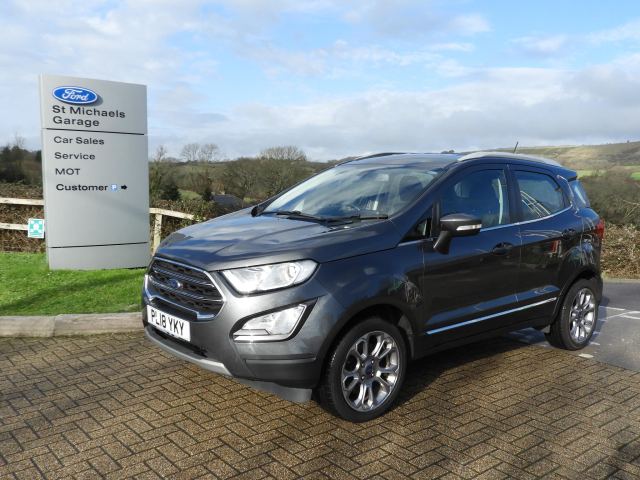 2018 (18) Ford EcoSport 1.0T EcoBoost Titanium SUV 5dr Petrol Auto Euro 6 (s/s) (125 ps)