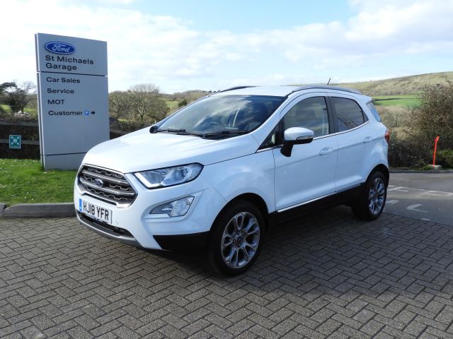 2018 (18) Ford EcoSport 1.0T EcoBoost Titanium SUV 5dr Petrol Auto Euro 6 (s/s) (125 ps)